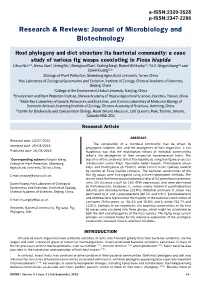 Host Phylogeny and Diet Structure Its