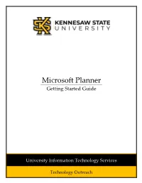 Microsoft Planner Getting Started Guide