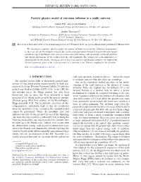 Particle Physics Model of Curvaton Inflation in a Stable Universe