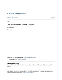 The Stories Behind "Forever Changed"