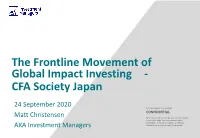 What Is Impact Investing?