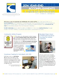 2014 Year-End Accomplishments