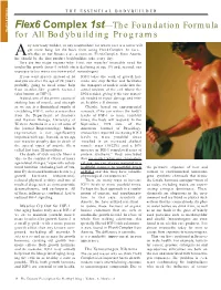 For All Bodybuilding Programs Flex6 Complex 1St—The Foundation