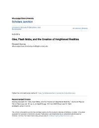 Glee, Flash Mobs, and the Creation of Heightened Realities