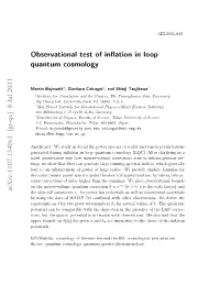 Observational Test of Inflation in Loop Quantum Cosmology