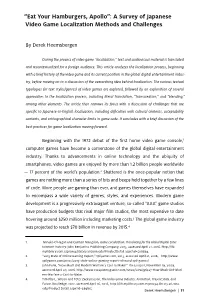A Survey of Japanese Video Game Localization Methods and Challenges