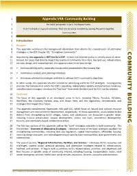 Ka'ū Community Development Plan Draft Appendix 4B Community Building