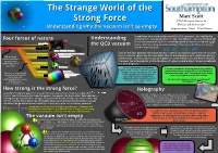 Marc Scott Four Forces of Nature How Strong Is the Strong Force? the Vacuum Isn't Empty Understanding the QCD Vacuum Holography