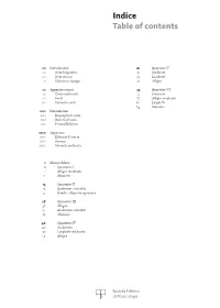 Table of Contents