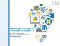MAKING the JOURNEY to CUSTOMER MARKETING 3.0 by Patrick E