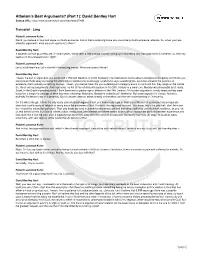 Atheism's Best Arguments? (Part 1): David Bentley Hart Source URL