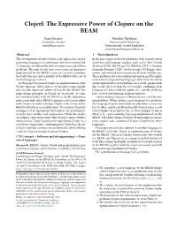Clojerl: the Expressive Power of Clojure on the BEAM