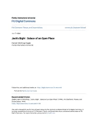 Jack's Bight : Solace of an Open Place