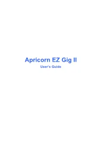 Apricorn EZ Gig II User's Guide