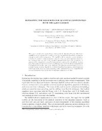 Estimating the Resources for Quantum Computation with the Qure Toolbox