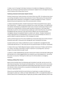 In Today's Round of Hearings for the Royal Commission Into Institutional