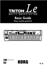 TRITON Le Basic Guide