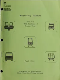 For the 1991 Section 15 Report Year