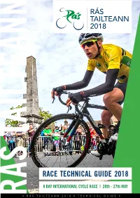 Rás Tailteann Race Technical Guide 2018