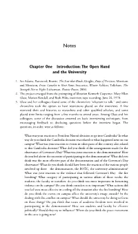 Chapter One Introduction:The Open Hand and the University