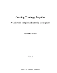 Creating Theology Together