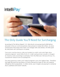 The Only Guide to Surcharging You'll Need