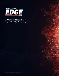 A Market and Ecosystem Report for Edge Computing