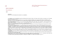 2016 Climate Change CDP Response