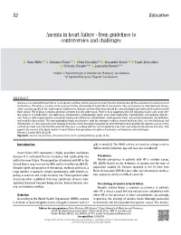 Anemia in Heart Failure - from Guidelines to Controversies and Challenges