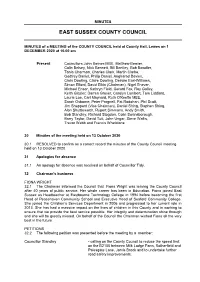 Minutes of Previous Meeting.Pdf