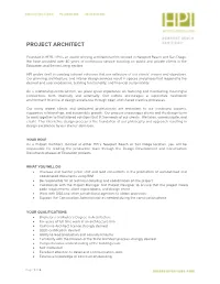 Project Architect