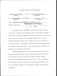 Redacted for Privacy Abstract Approved: John V