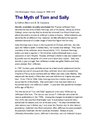 The Myth of Tom and Sally by Kathryn Moore and D