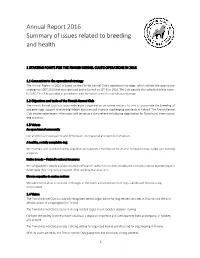 Finnish Kennel Club's Operations in 2016