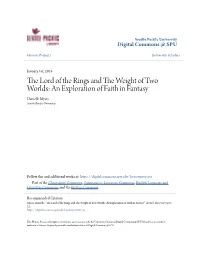 The Lord of the Rings and the Weight of Two Worlds: an Exploration Of