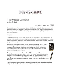 The Pinscape Controller a How-To Guide