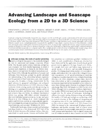 Advancing Landscape and Seascape Ecology from a 2D to a 3D Science