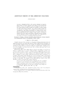 ARISTOTLE's THEORY of the ASSERTORIC SYLLOGISM Keywords