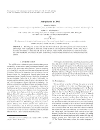 Astrophysics in 2005