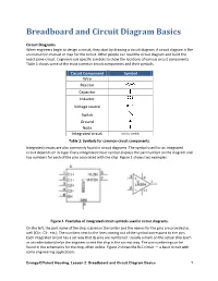 Breadboard and Circuit Diagram Basics