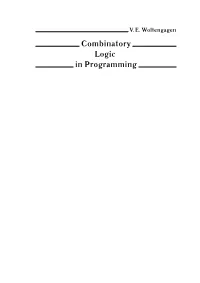 Combinatory Logic in Programming Library “Jurinfor” Founded in 1994