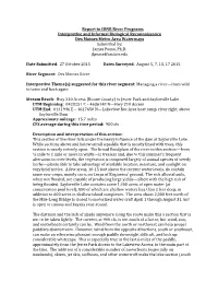 Report to IDNR River Programs Interpretive and Informal Biological Reconnaissance Des Moines Metro Area Waterways Submitted By: James Pease, Ph.D