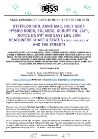Stefflon Don, Annie Mac, Holy Goof, Hybrid Minds, Solardo
