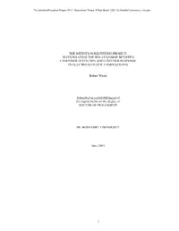 The Intention/Reception Project