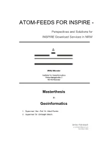 Atom-Feeds for Inspire