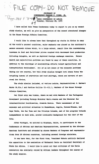 CCW-JDO NOT Statement of Congressman Charles C