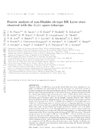 Fourier Analysis of Non-Blazhko Ab-Type RR Lyrae Stars Observed with the Kepler Space Telescope