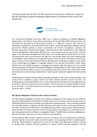 Summary Prepared for the IOTC 15Th