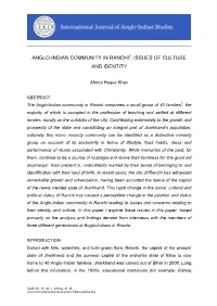 Issues of Culture and Identity
