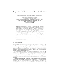 Regularized Multivariate Von Mises Distribution